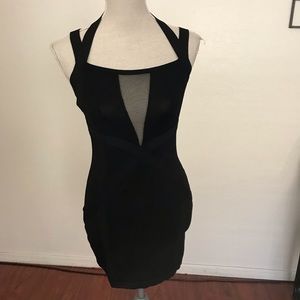 bebe Black Mini Dress